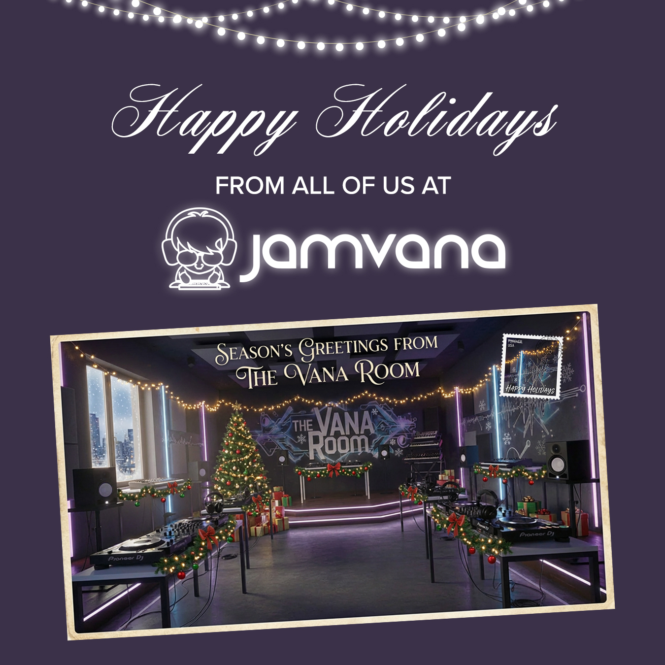 Happy Holidays from the Jamvana Family.